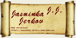 Jasminka Jerkov vizit kartica
